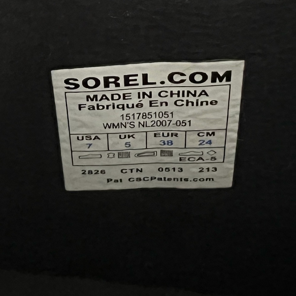 SOREL SLIMPACK TALL 7 Equestrian Riding Shale Gray Waterproof RARE - Picture 7 of 7